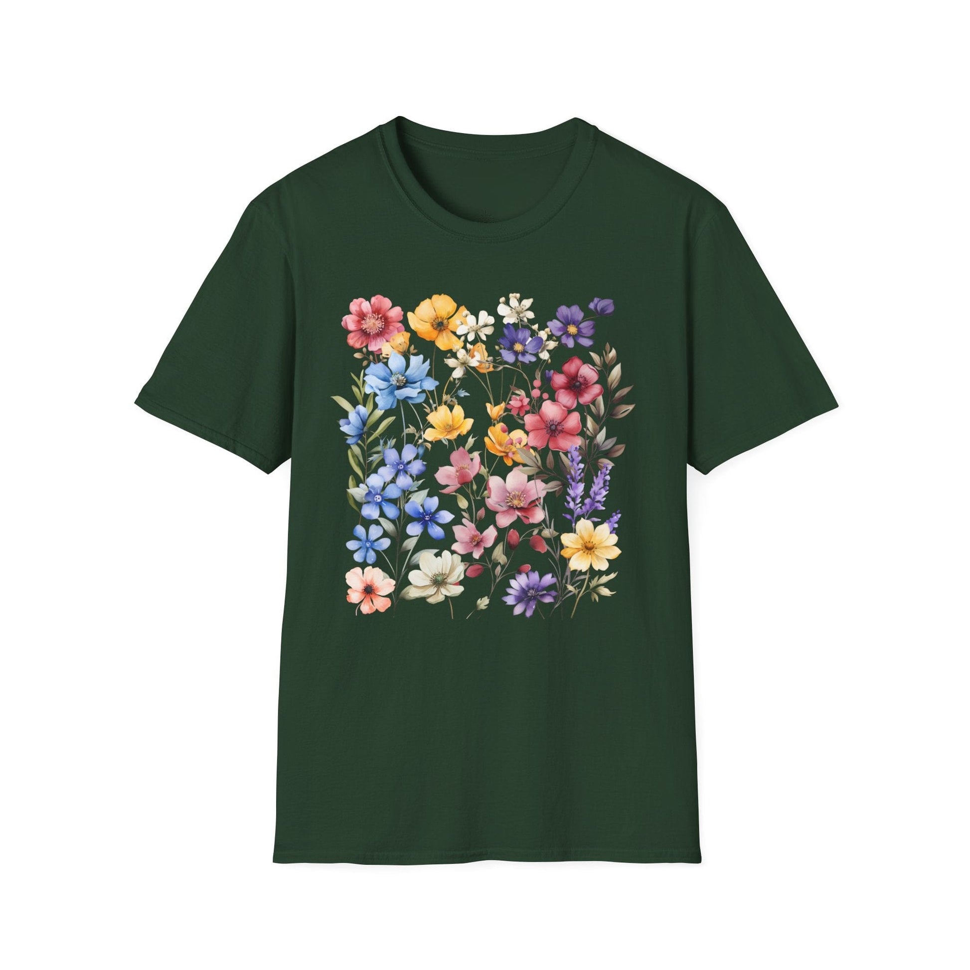 Printify T-Shirt Wildflowers T-Shirt