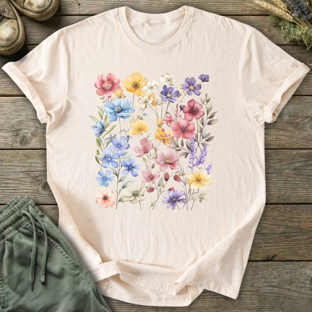 Printify T-Shirt Wildflowers T-Shirt