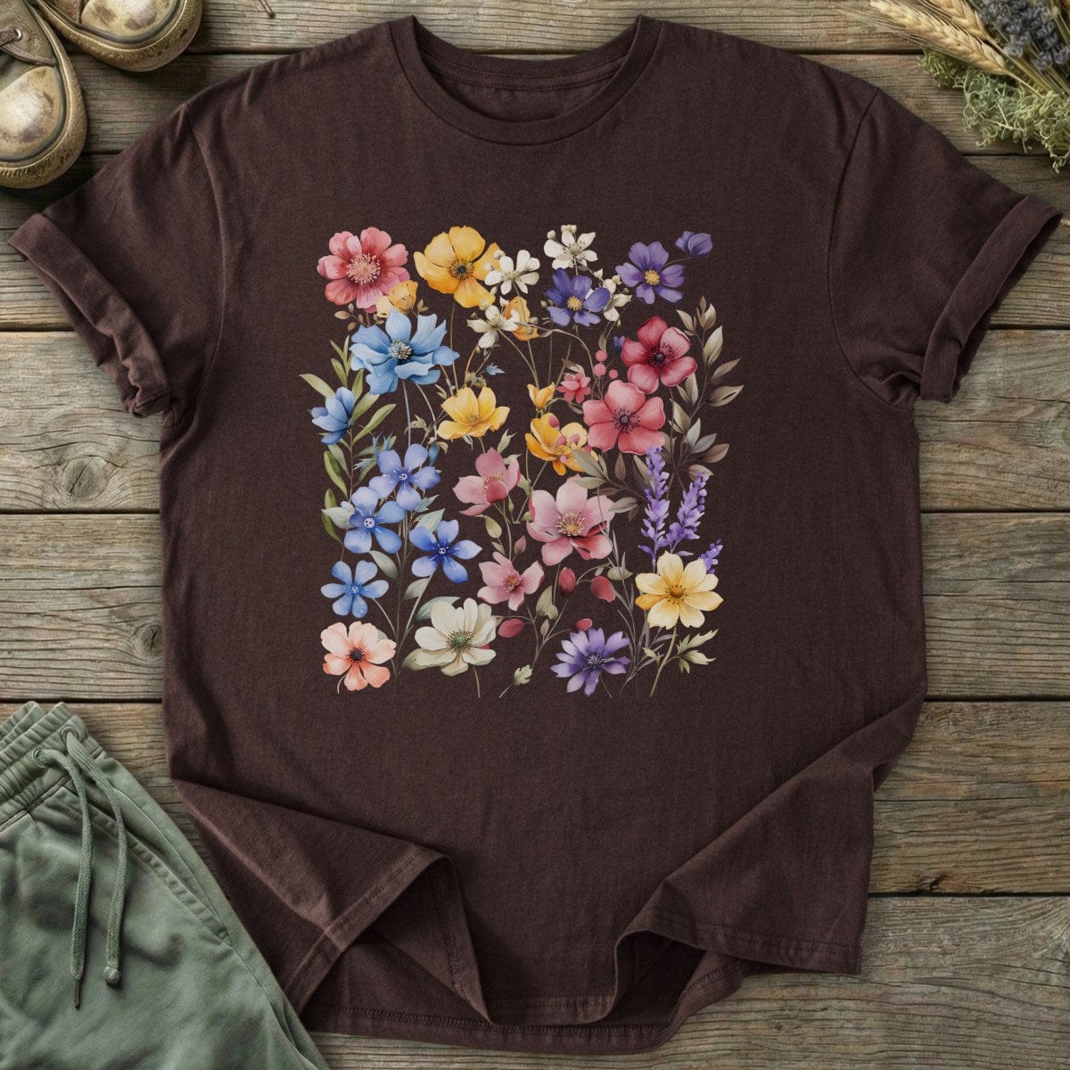 Printify T-Shirt Wildflowers T-Shirt