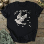 Printify T-Shirt Winging It Bird T-Shirt