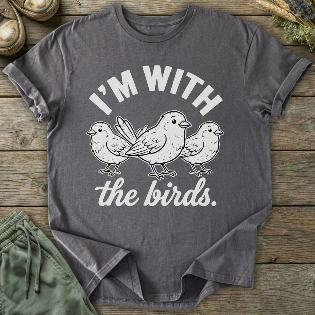 Printify T-Shirt With The Birds T-Shirt