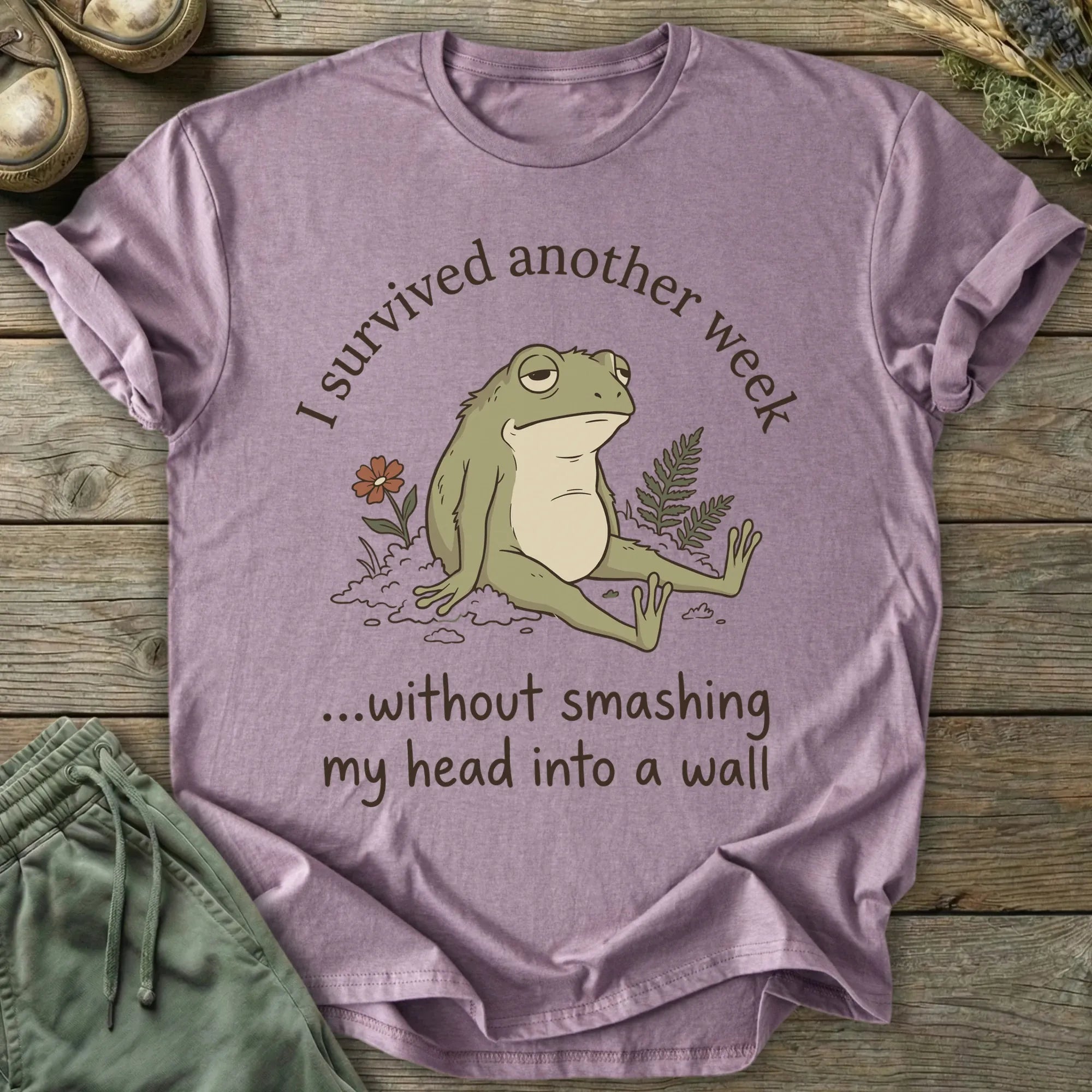 Printify T-Shirt Without Smashing My Head T-Shirt