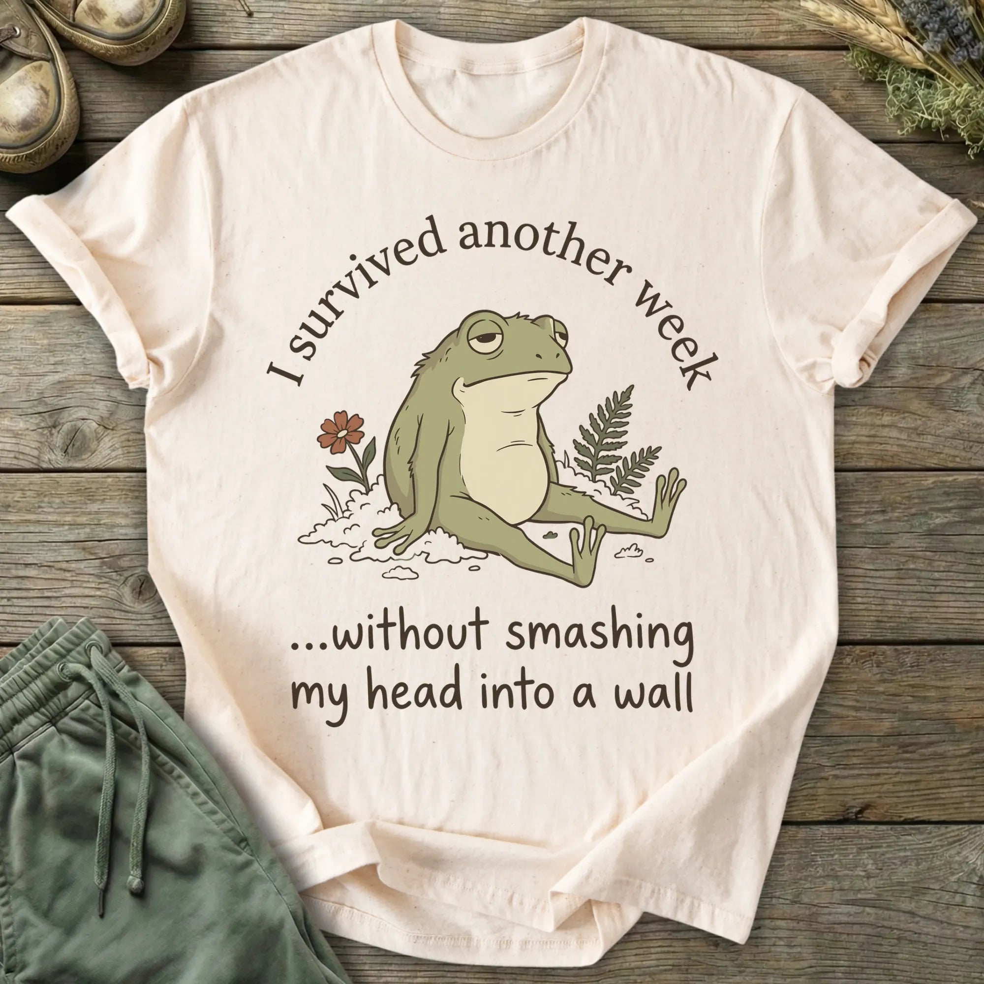 Printify T-Shirt Without Smashing My Head T-Shirt