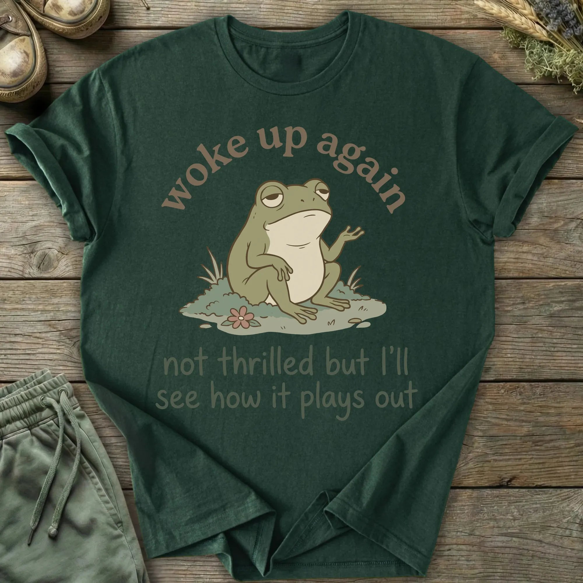 Printify T-Shirt Woke Up Again T-Shirt