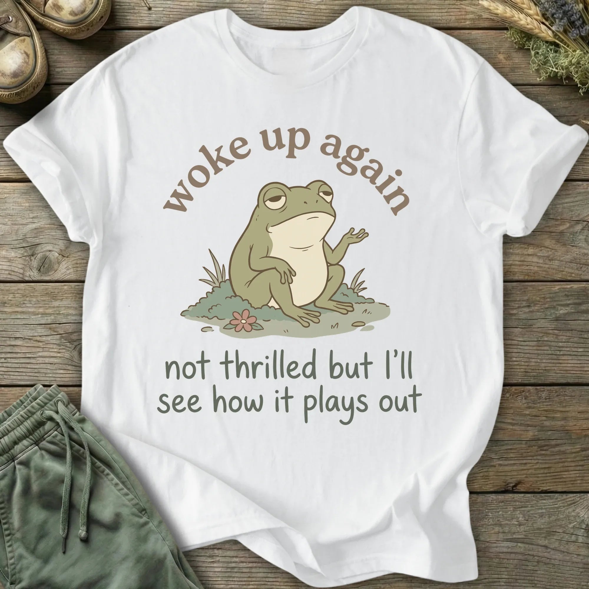 Printify T-Shirt Woke Up Again T-Shirt