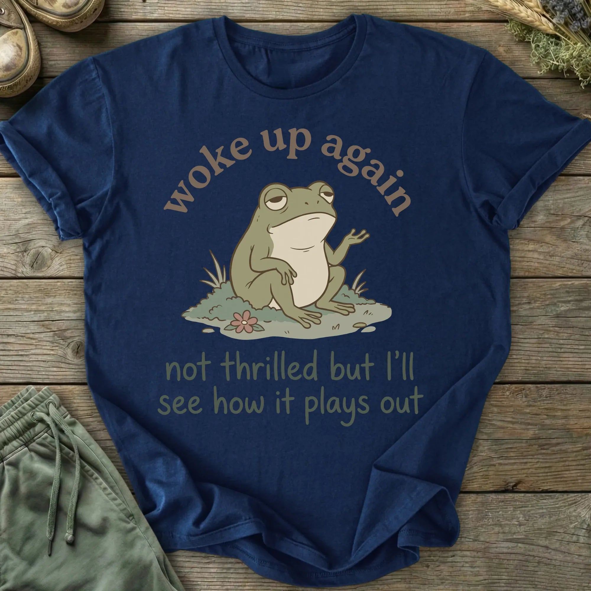 Printify T-Shirt Woke Up Again T-Shirt