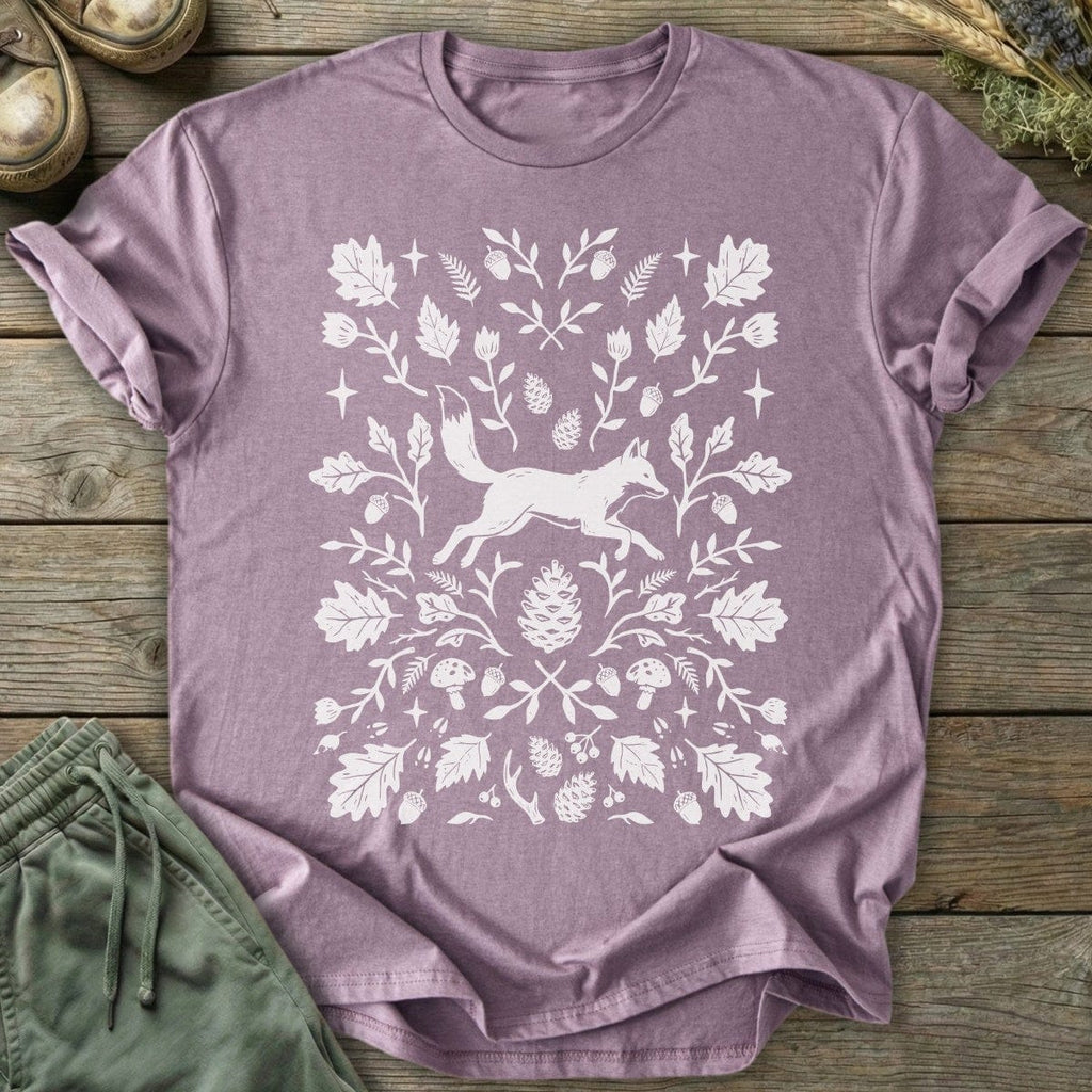Printify T-Shirt Woodland Fox T-Shirt