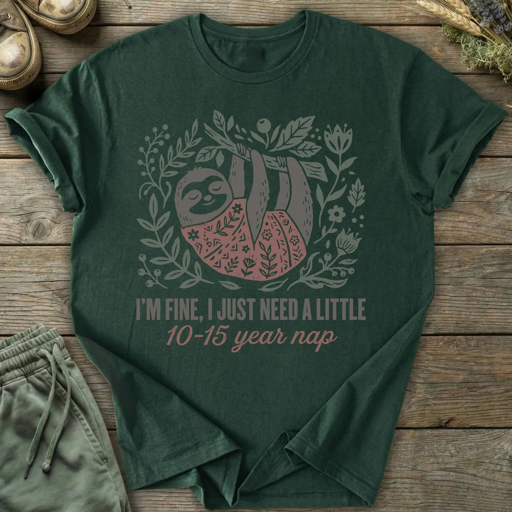 Printify T-Shirt Year Nap T-Shirt