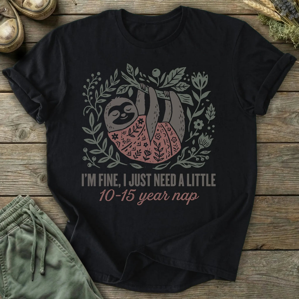 Printify T-Shirt Year Nap T-Shirt