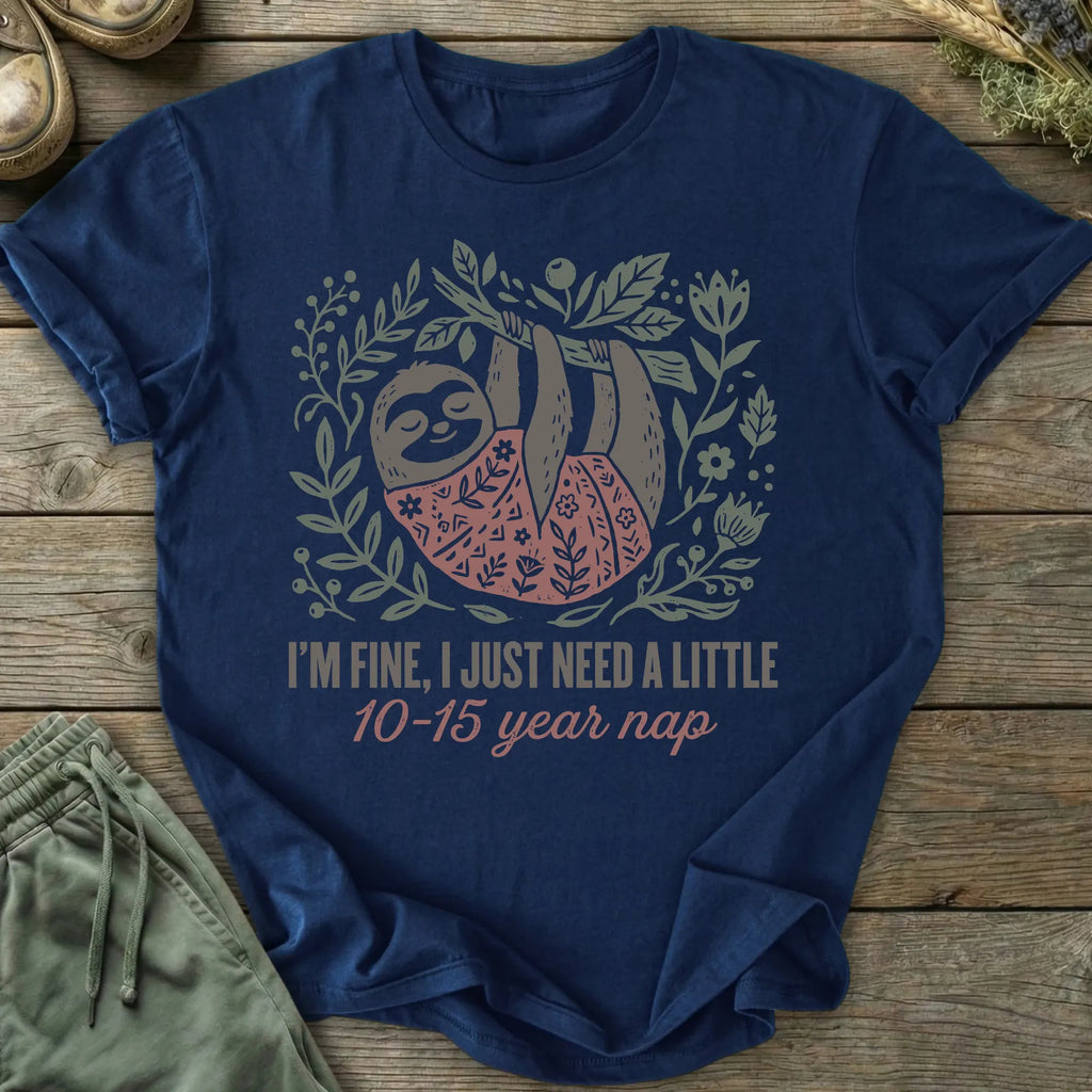 Printify T-Shirt Year Nap T-Shirt