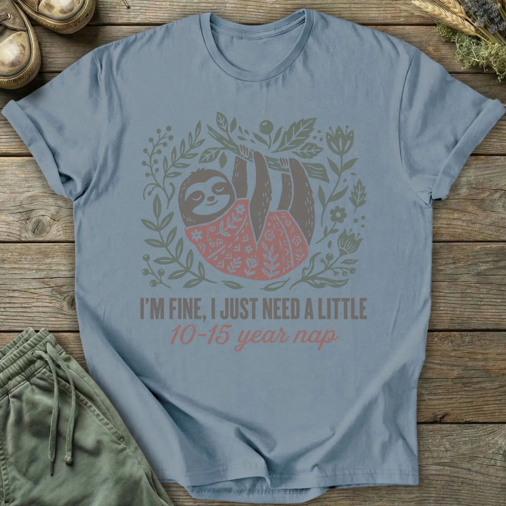 Printify T-Shirt Year Nap T-Shirt
