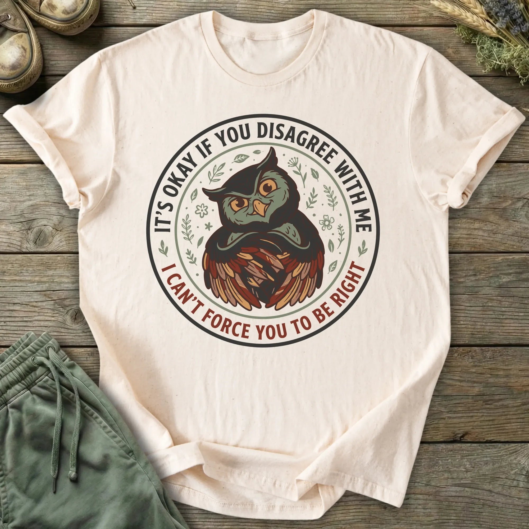 Printify T-Shirt You Disagree T-Shirt