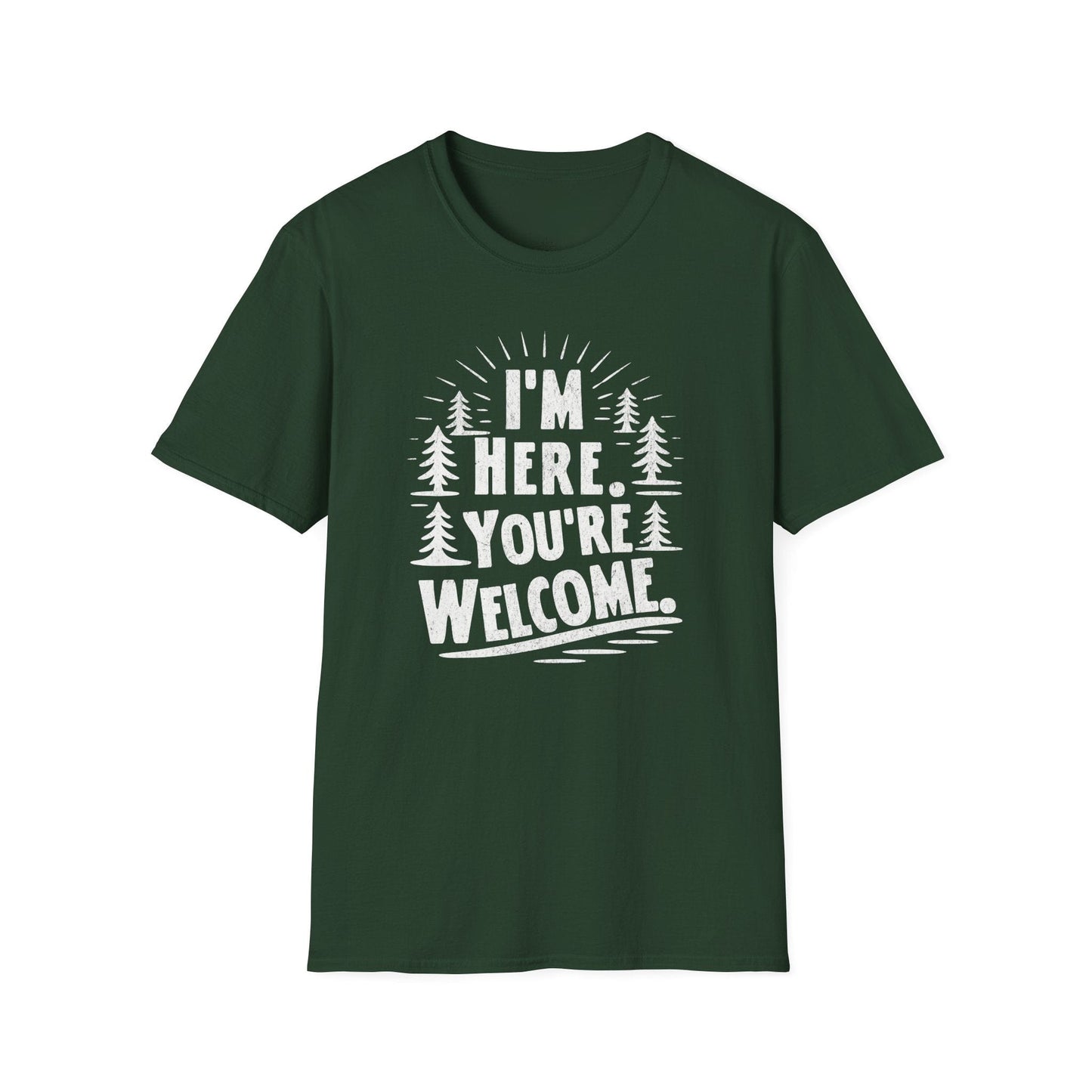 Printify T-Shirt You're Welcome Trees T-Shirt