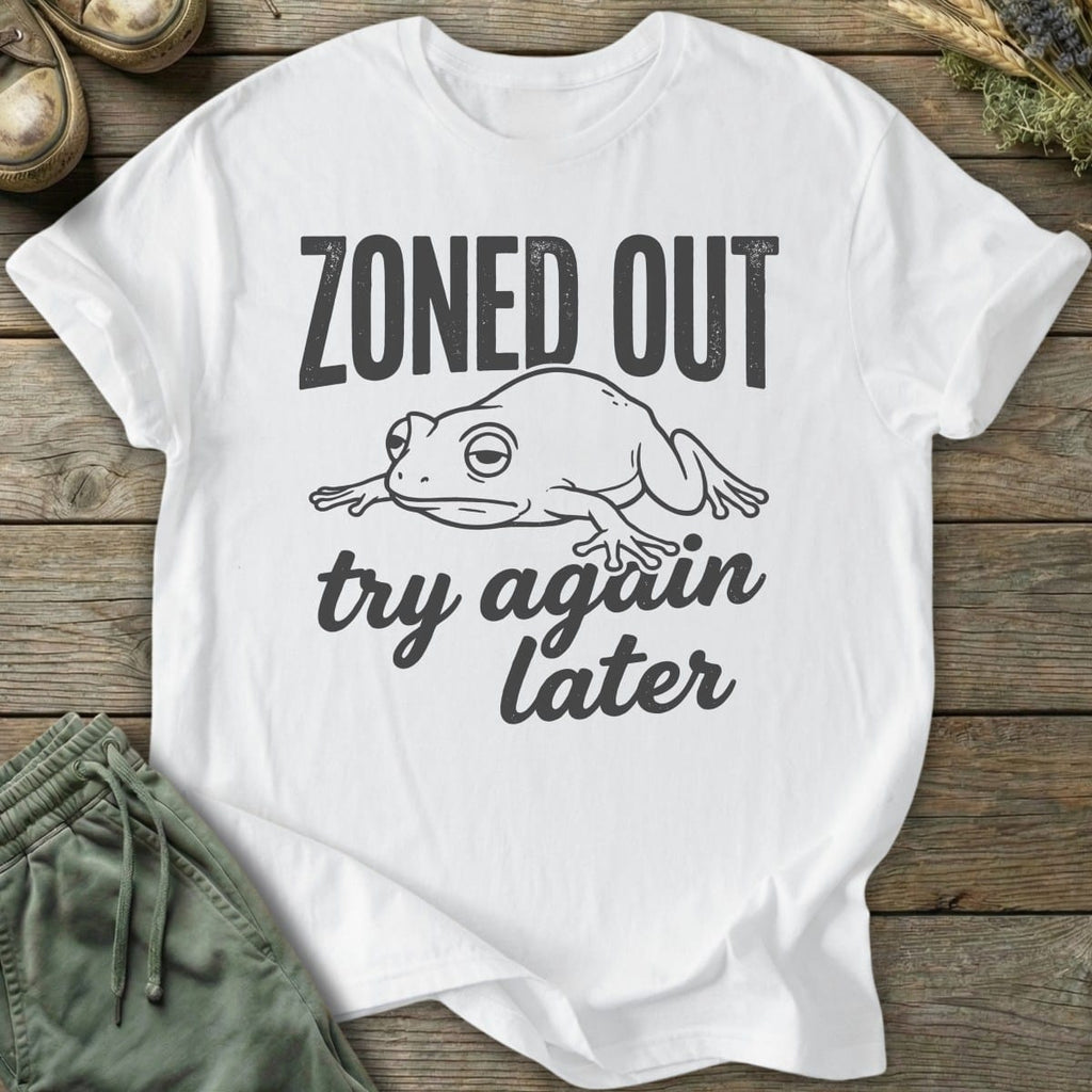Printify T-Shirt Zoned Out Frog T-Shirt