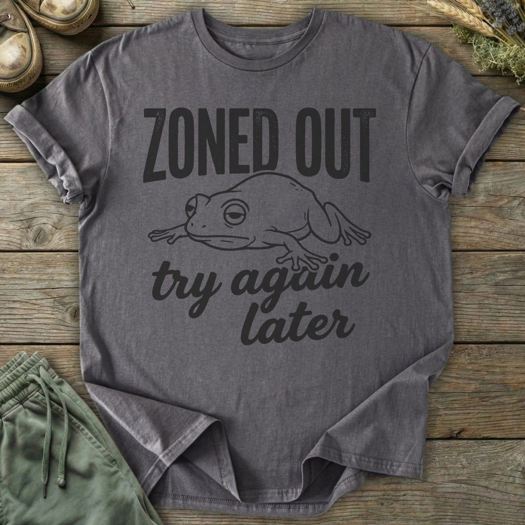 Printify T-Shirt Zoned Out Frog T-Shirt