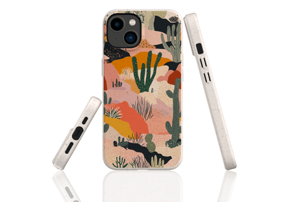 Stepping Green Phone Case Abstract Desert Bio Case