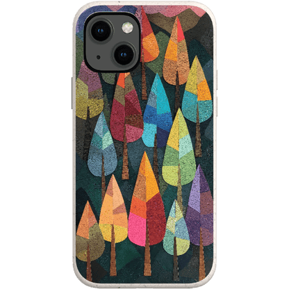 Stepping Green Phone Case Abstract Forest Bio Case