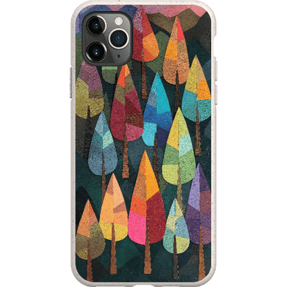 Stepping Green Phone Case Abstract Forest Bio Case