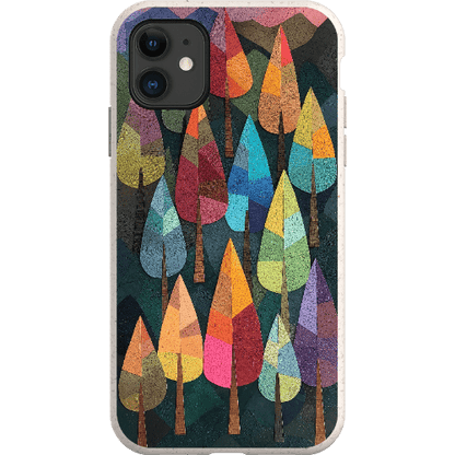 Stepping Green Phone Case Abstract Forest Bio Case