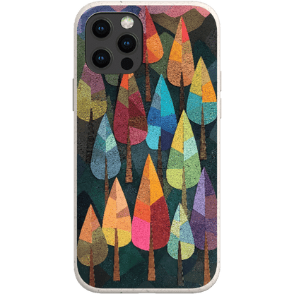 Stepping Green Phone Case Abstract Forest Bio Case