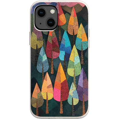 Stepping Green Phone Case Abstract Forest Bio Case