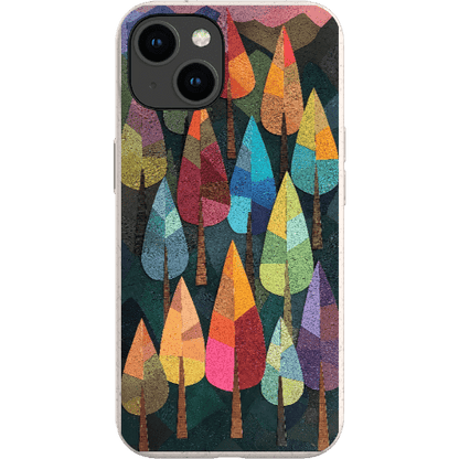 Stepping Green Phone Case Abstract Forest Bio Case