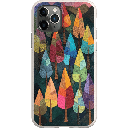 Stepping Green Phone Case Abstract Forest Bio Case