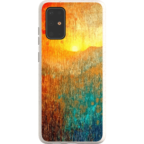Stepping Green Phone Case Abstract Sunset Bio Case