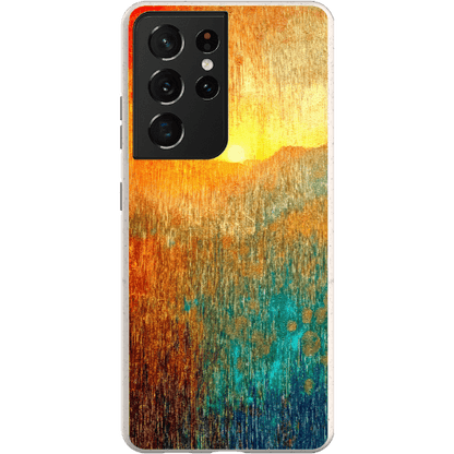 Stepping Green Phone Case Abstract Sunset Bio Case
