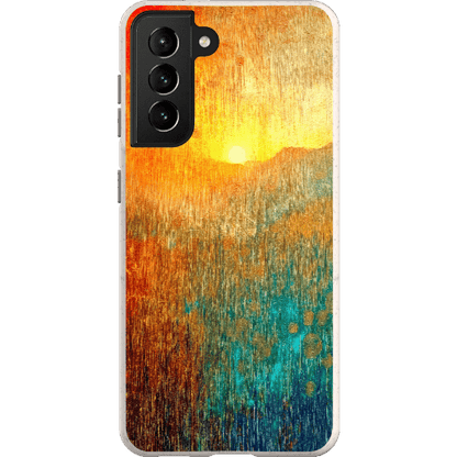 Stepping Green Phone Case Abstract Sunset Bio Case