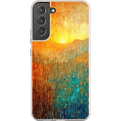 Stepping Green Phone Case Abstract Sunset Bio Case