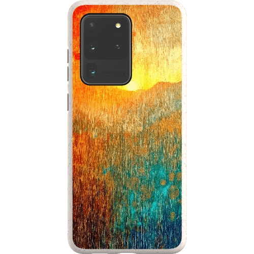 Stepping Green Phone Case Abstract Sunset Bio Case