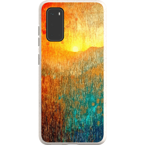 Stepping Green Phone Case Abstract Sunset Bio Case