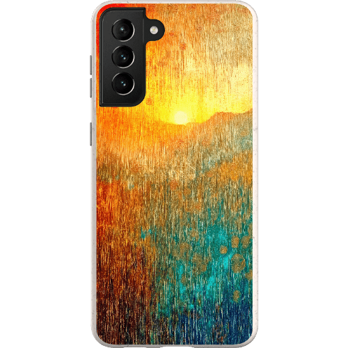 Stepping Green Phone Case Abstract Sunset Bio Case