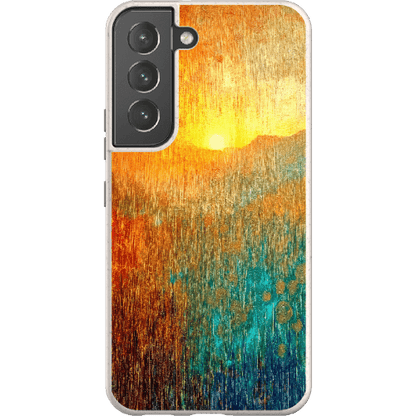 Stepping Green Phone Case Abstract Sunset Bio Case