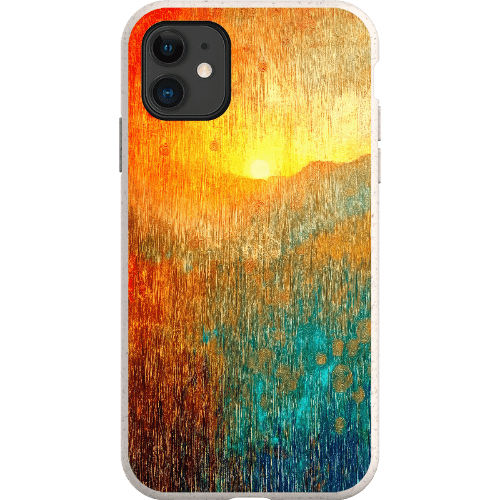 Stepping Green Phone Case Abstract Sunset Bio Case