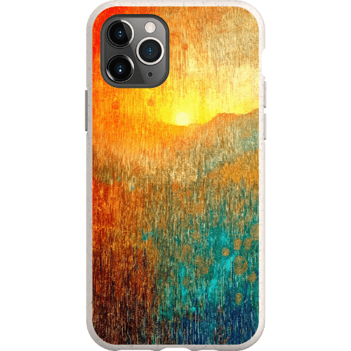 Stepping Green Phone Case Abstract Sunset Bio Case