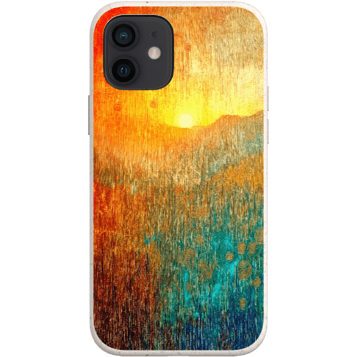 Stepping Green Phone Case Abstract Sunset Bio Case