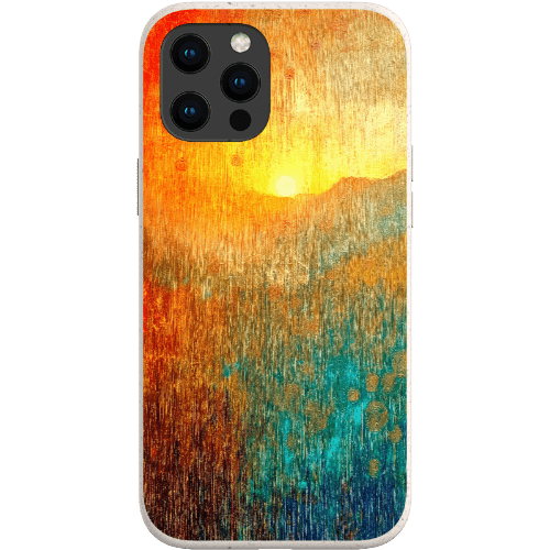 Stepping Green Phone Case Abstract Sunset Bio Case
