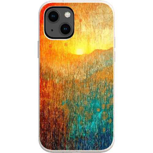 Stepping Green Phone Case Abstract Sunset Bio Case