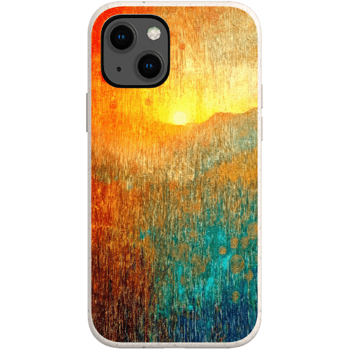 Stepping Green Phone Case Abstract Sunset Bio Case