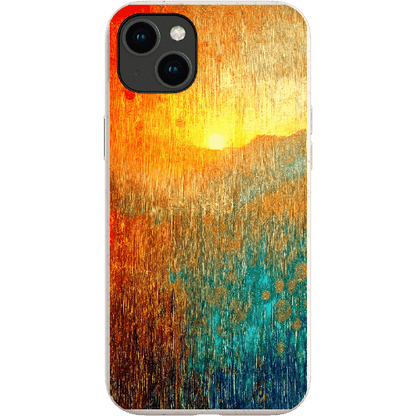 Stepping Green Phone Case Abstract Sunset Bio Case