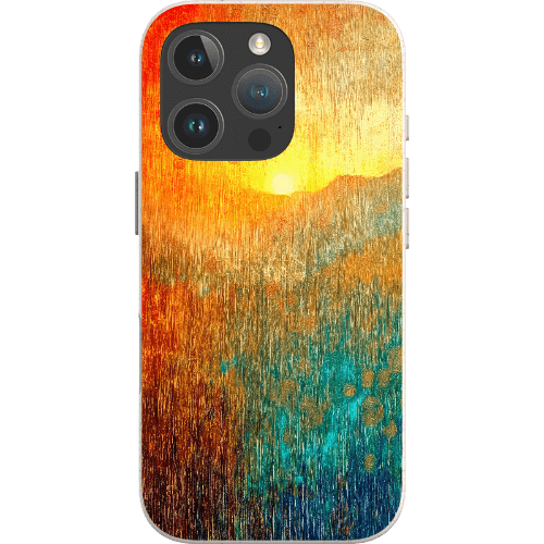 Stepping Green Phone Case Abstract Sunset Bio Case