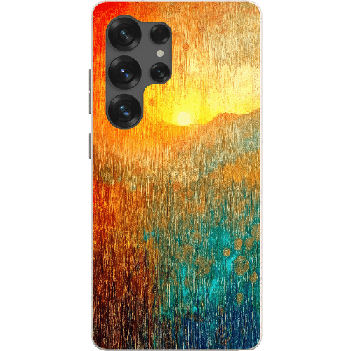 Stepping Green Phone Case Abstract Sunset Bio Case