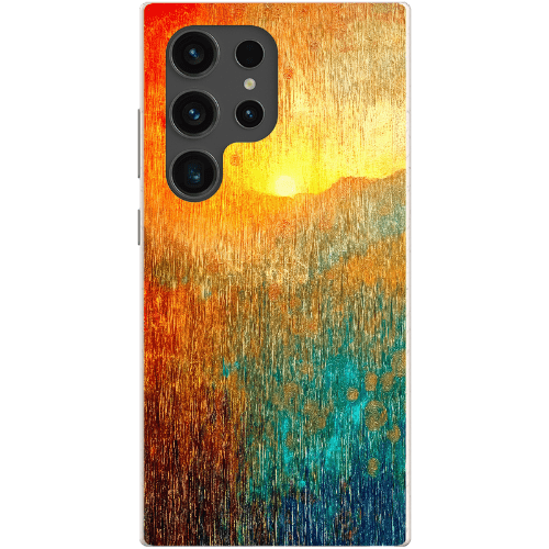 Stepping Green Phone Case Abstract Sunset Bio Case