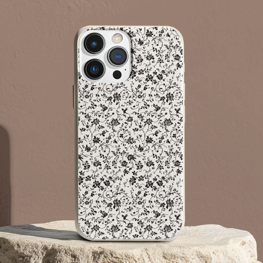 Stepping Green Phone Case Black Lace Bio Case