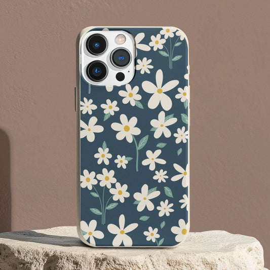 Stepping Green Phone Case Blue Daisy Bio Case