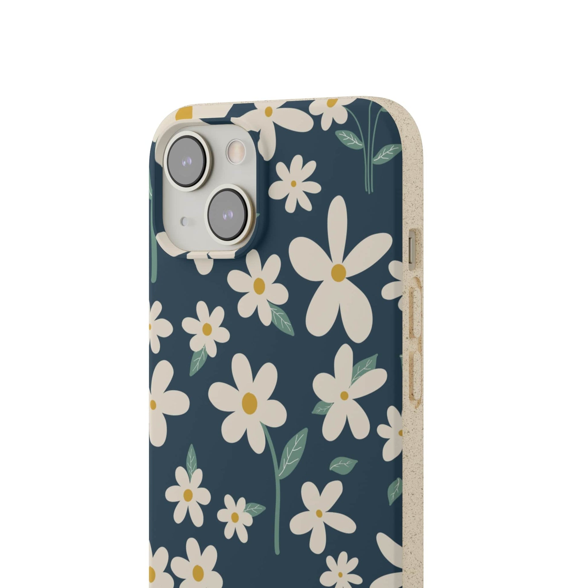 Stepping Green Phone Case Blue Daisy Bio Case