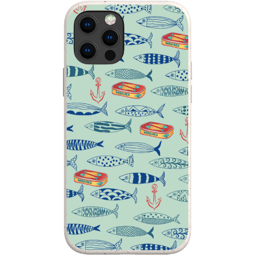 Stepping Green Phone Case Blue Sardines Bio Case