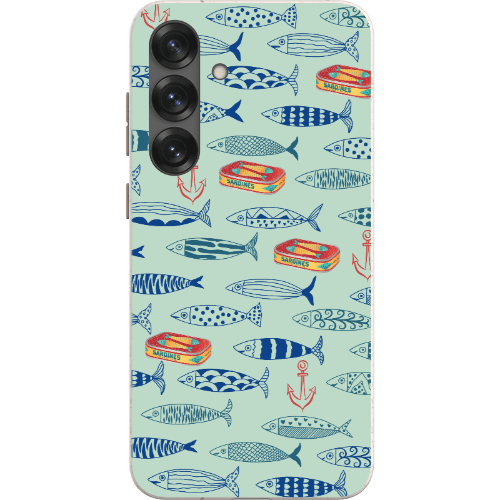 Stepping Green Phone Case Blue Sardines Bio Case